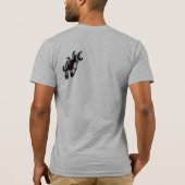 ノートの"つば"のTシャツ Tシャツ (裏面)