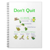 ノートのguillainの機械段シンドローム ノートブック (正面)