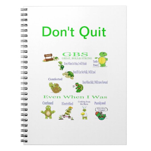 ノートのguillainの機械段シンドローム ノートブック (正面)