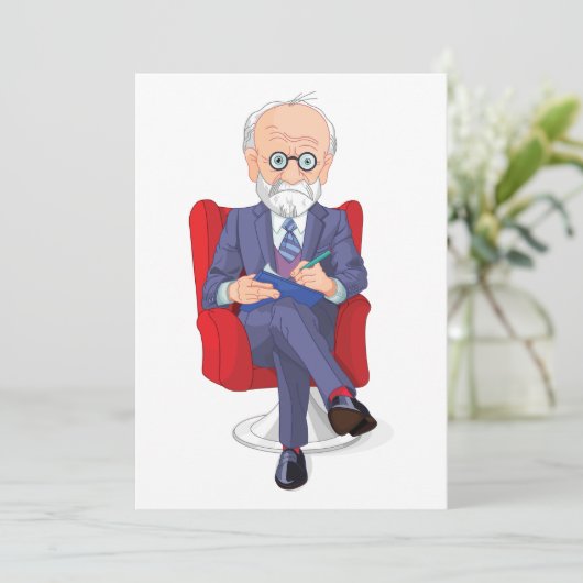 ノートを取る人 招待状 (スタンド正面)