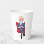 ノートを取る人 紙コップ (正面)