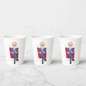 ノートを取る人 紙コップ