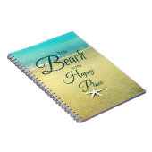 ノートを言うビーチ ノートブック (右側)