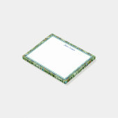 ノートを貼る – 孔雀の羽 ポストイット (アングル)