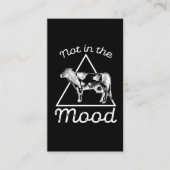 ノートインザムードウッおもしろいド農業ユーモア農家 名刺 (正面)