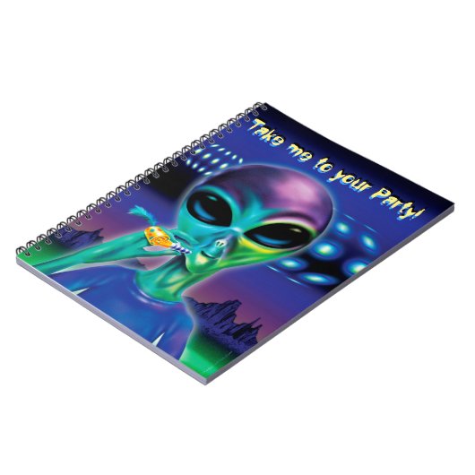 ノートエイリアンパーティー ノートブック (左側)