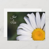 ノートオフセットデイジー葉書のみ ポストカード (正面/裏面)