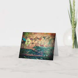 ノートカお洒落ード、あいさつ文、招待状 カード