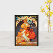 ノートカクラシックード/ヴィンテージミュシャ11 カード (黄色い花)