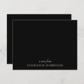 ノートカパーソナライズされたードからのメモ ノートカード (正面/裏面)