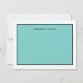 ノートカパーソナライズされたード |ティファニードット ノートカード (正面)