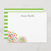 ノートカパーソナライズされたード – デザイナースタイル ノートカード (正面/裏面)