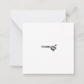 ノートカミニマルード ノートカード (裏面)