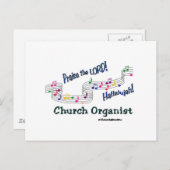 ノートカラフルオルガニスト ポストカード (正面/裏面)