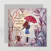 ノートカーカスタムド絵画の女の子（犬） (正面/裏面)