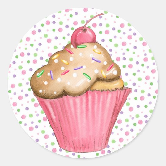 ノートカードとステッカー ラウンドシール (正面)