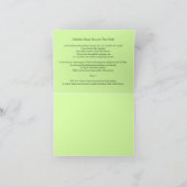 ノートカードのピスタチオレシピ カード (内部)