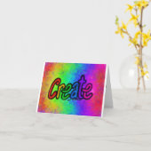 ノートカードの作成 カード (黄色い花)