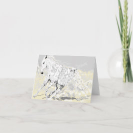 ノートカードの白いステリオン カード