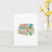 ノートカードを移動 カード (黄色い花)