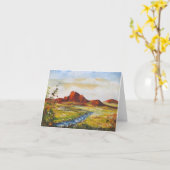 ノートカードアン絵画ヘイズのキノコ カード (黄色い花)