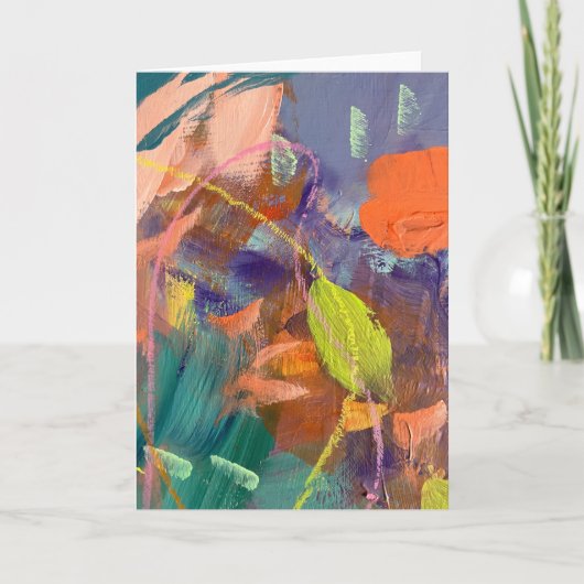 ノートカードインワイルドガーデンデザイン ノートカード (正面)