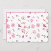 ノートカードエレガントフラットボモダンタニカル#4 サンキューカード (裏面)