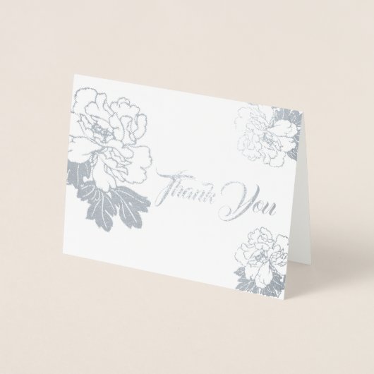 ノートカードサンキュースモールサイズ 箔カード (正面)