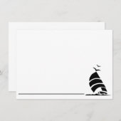 ノートカードセーリングボート ノートカード (正面/裏面)