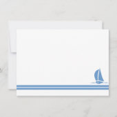 ノートカードセーリングボート ノートカード (正面)