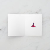 ノートカードハッピーニューイヤーヨガ シーズンカード (内部)