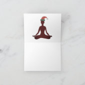 ノートカードハッピーニューイヤー瞑想 シーズンカード (内部)