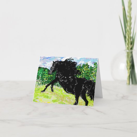 ノートカードブラックスタリオン カード (正面)