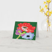 ノートカードワイルドフラワーメドウ カード (黄色い花)