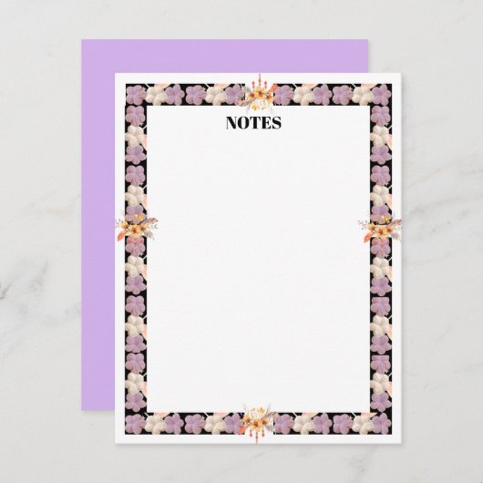 ノートカード (正面/裏面)