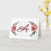 ノートカード (黄色い花)