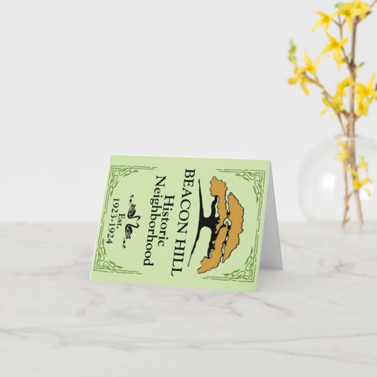 ノートカード (黄色い花)