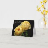 ノートカード (黄色い花)