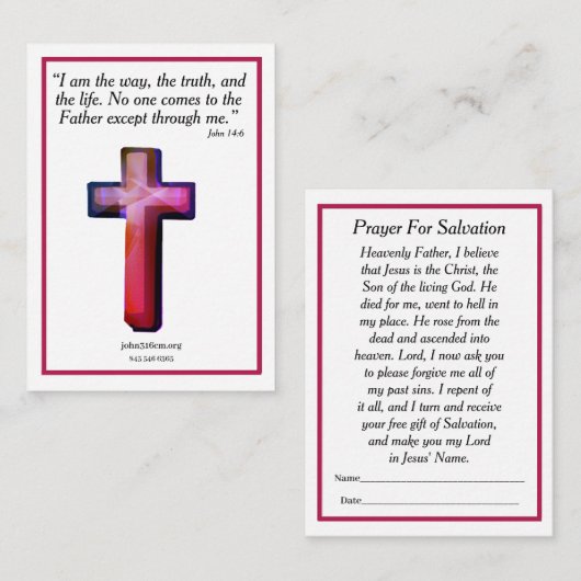 ノートカード (正面/裏面)