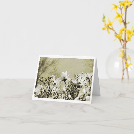 ノートカード (黄色い花)