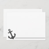 ノートカード – いかり (正面/裏面)