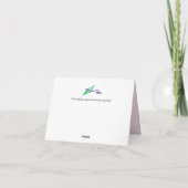 ノートカード：さくらんぼ ノートカード (裏面)