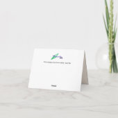 ノートカード：コルヌコピア果実バスケット ノートカード (裏面)