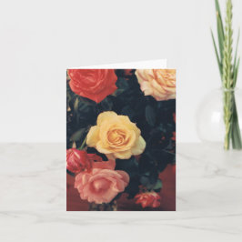 ノートカード(バラ付) カード