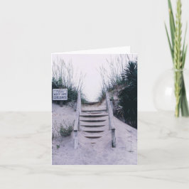 ノートカード(ビーチシーン) カード