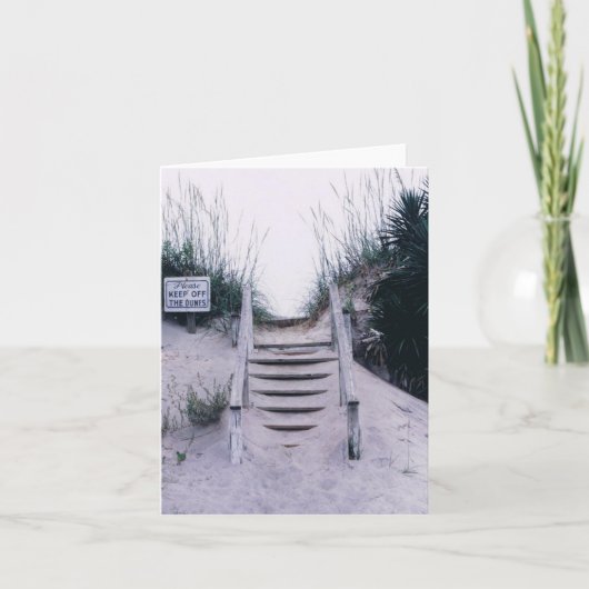 ノートカード(ビーチシーン) カード (正面)