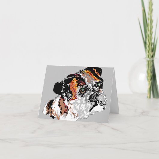 ノートカード/ボクサー カード (正面)