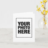 ノートカード – ポートレート (黄色い花)