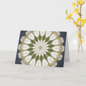 ノートカード、マンデラ・デジタルデザイン空白の、 カード (黄色い花)