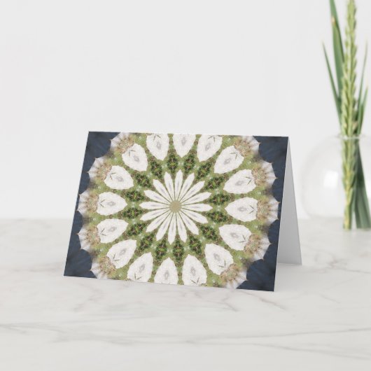 ノートカード、マンデラ・デジタルデザイン空白の、 カード (正面)